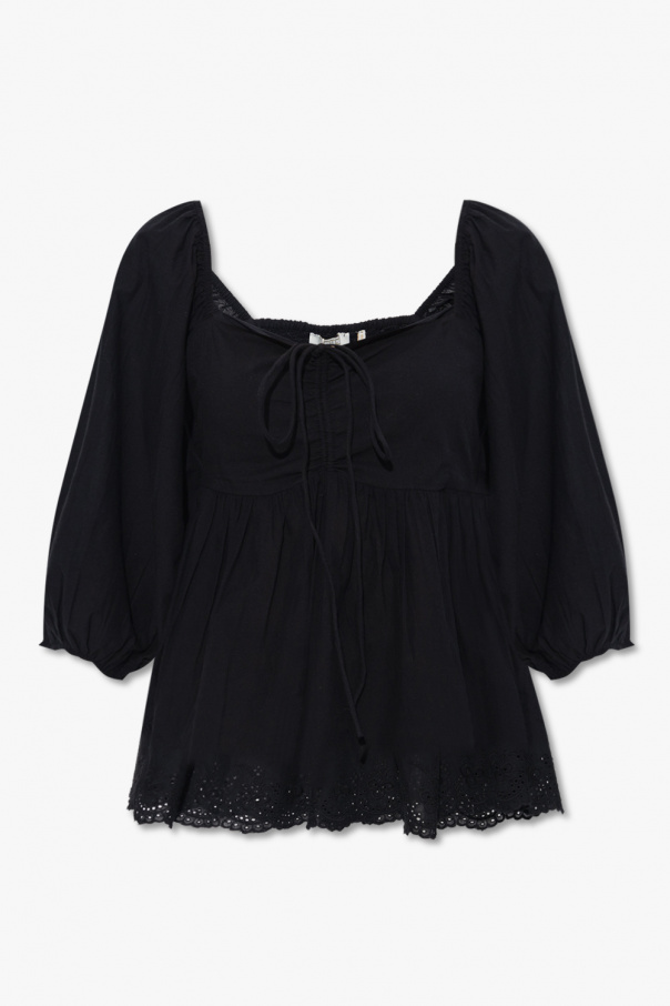 Czarny Top ‘Filippa’ Notes Du Nord Vitkac Polska